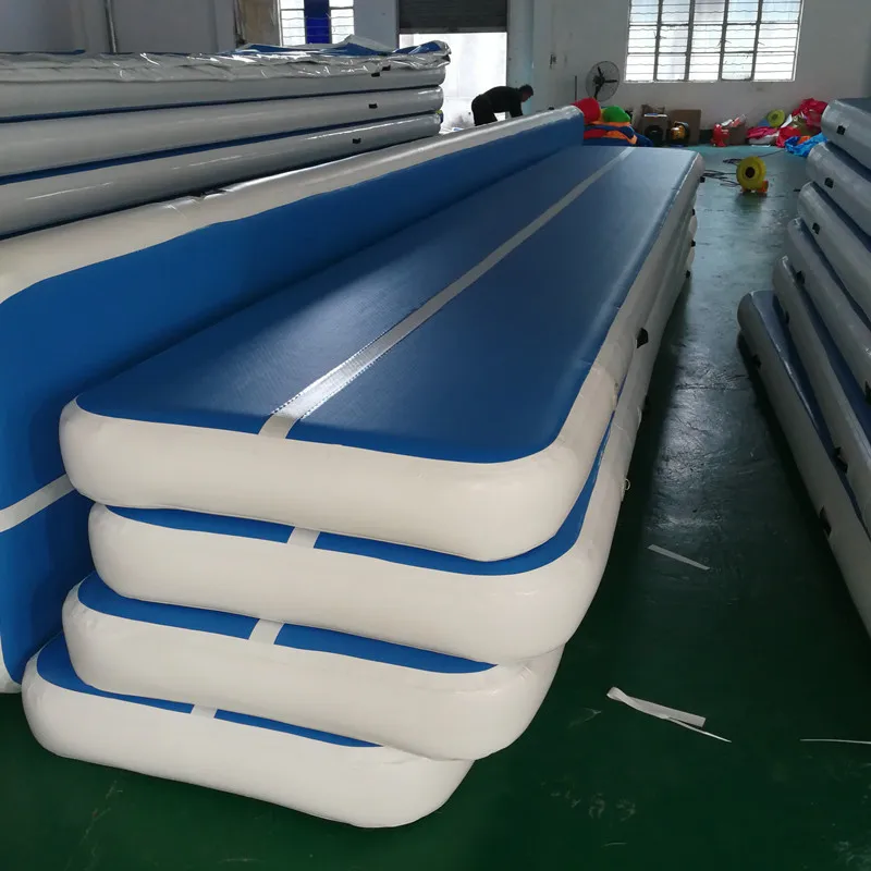 
10ft 13ft 16ft 20ft Air Floor Inflatable airtrack Gymnastics Air Tumbling Track Inflatable Air floor balance beam For Sale 