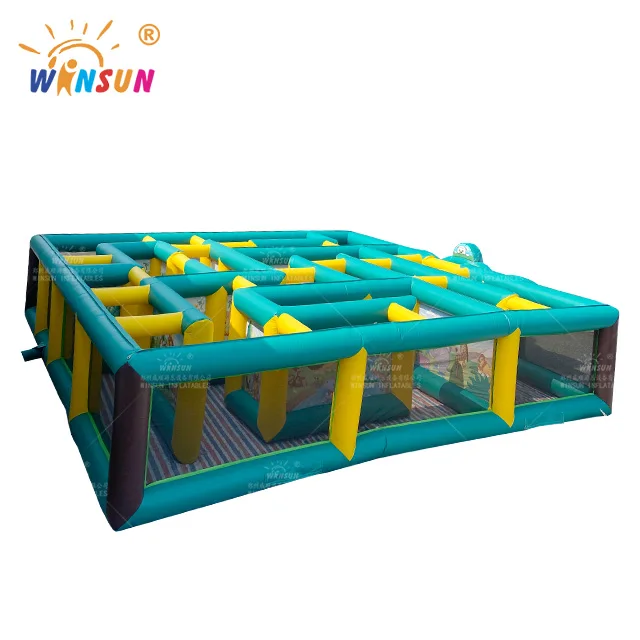 Sport inflatable interactive game Jungle Theme Inflatable Maze obstacle combos commercial inflatable games for event
