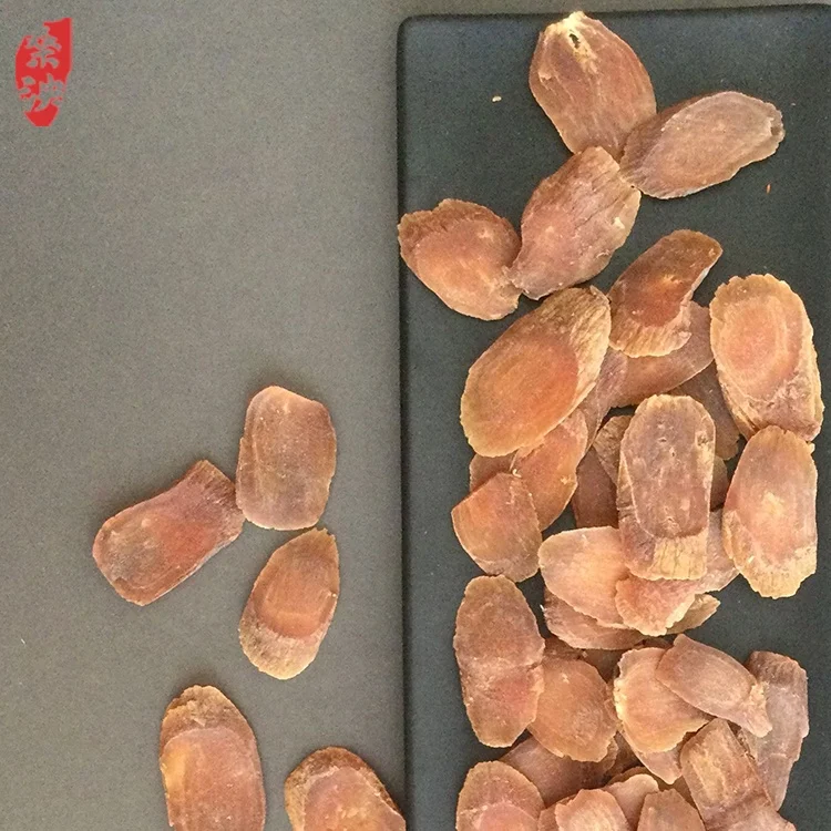 High Quality Dried Red Ginseng Root Pieces Slice Red Panax Ginseng Root Slice