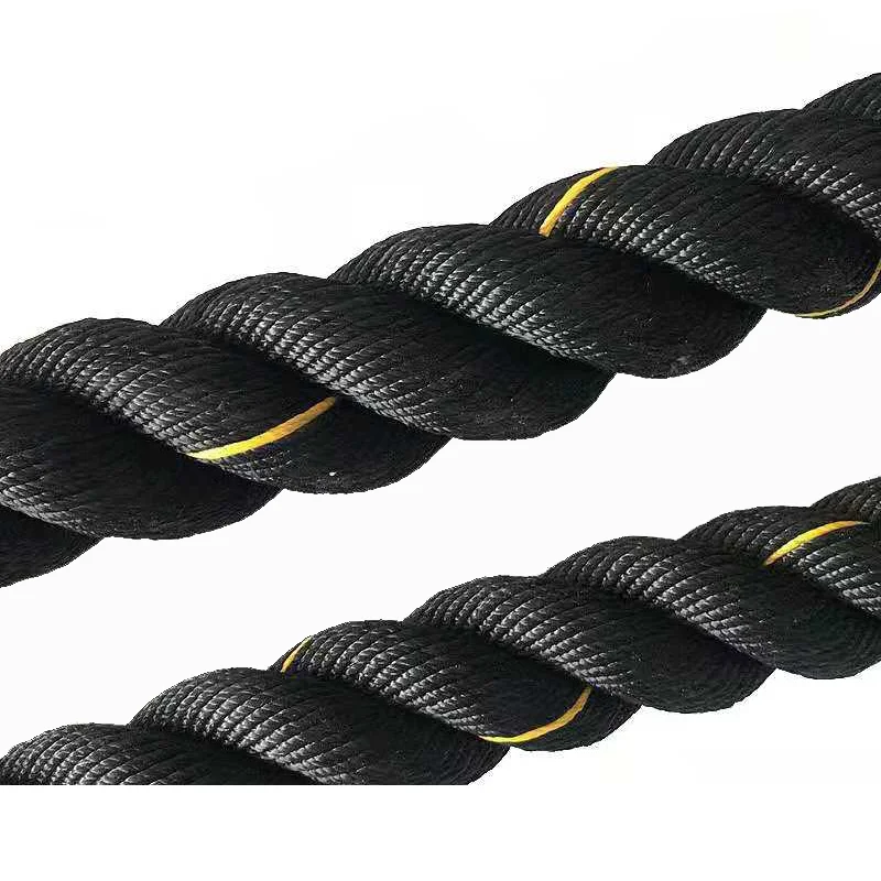 Wholesale Gym equipment Custom LOGO 1.5in 2.0in*30ft 40ft 50ft durable poly dacron Basic training battle rope