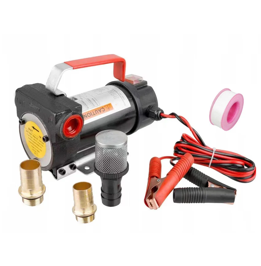 ZHELI New design portable dc 12 volt / 24 volt heavy duty diesel fuel pump kerosene oil