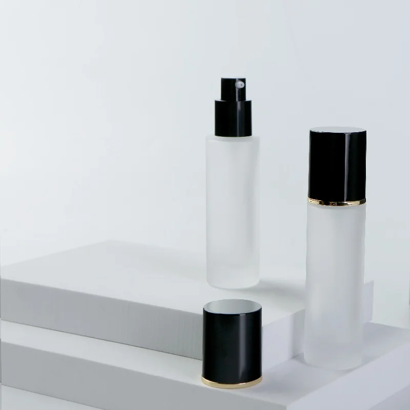 custom design personal care High Quality Waterproof Cylinder 30ml liquid foundation bottle with pump