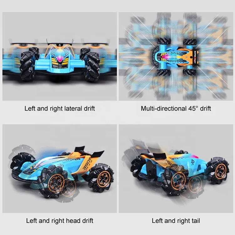 
With Light Music 2.4G Hand Gesture Racing Watch Remote Control Spray Stunt Toys Hobby Rc Car 