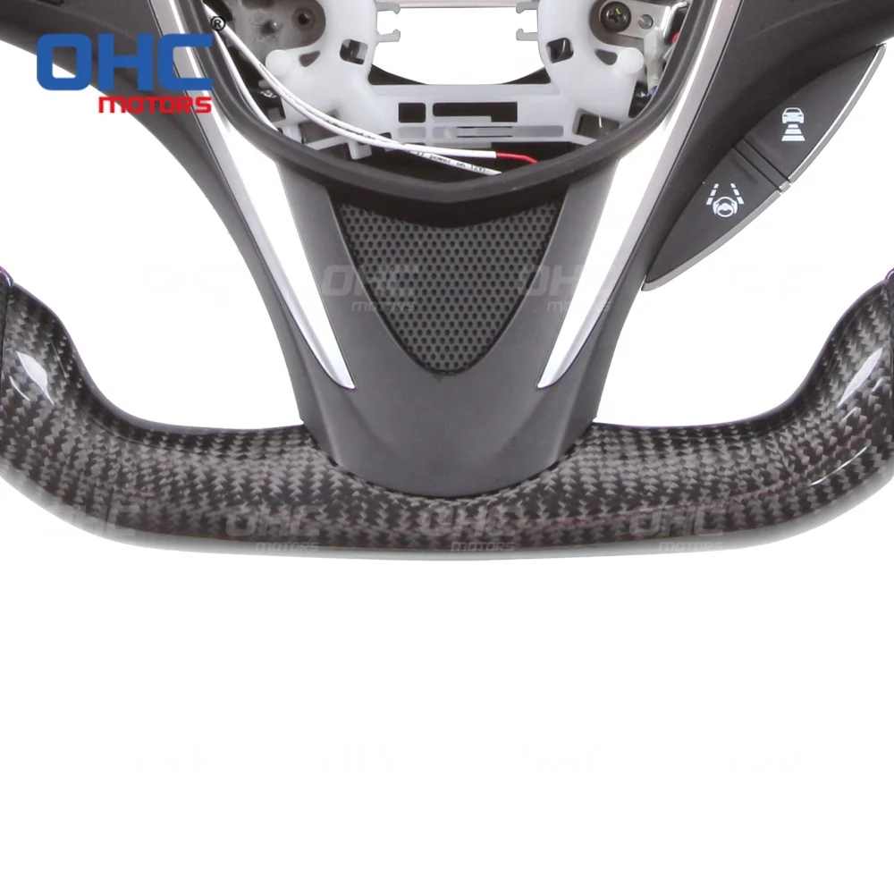 OHC Motors Hot Selling 100% REAL Carbon Fiber LED Steering Wheel for Acura MDX RDX  ILX TLX NSX