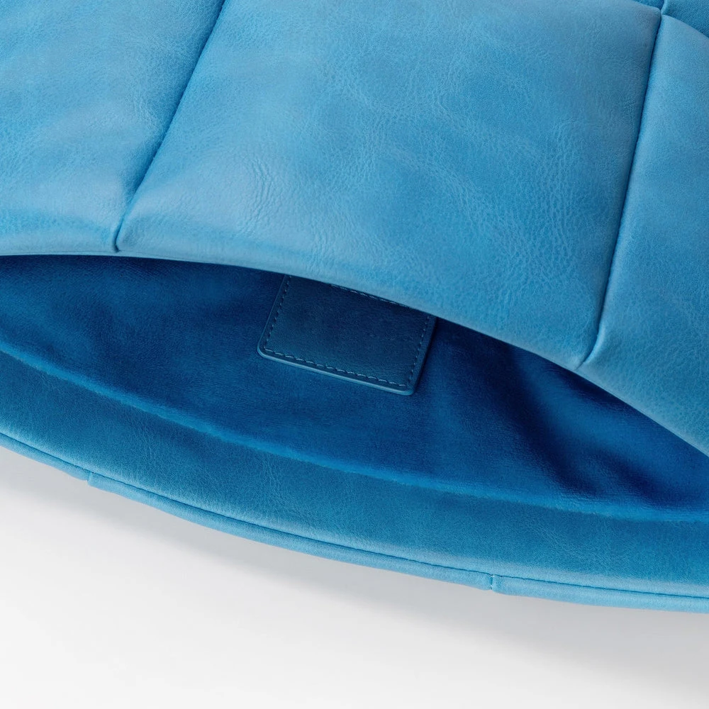 Custom Size Logo PU Leather Pillow Padded Quilted Magnetic Closure Laptop Tablet Protection Sleeve Pouch Bag