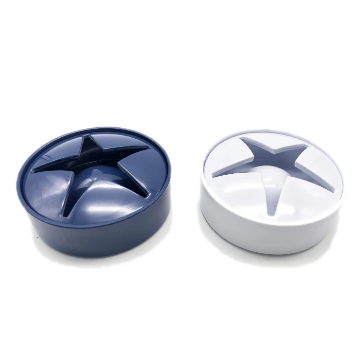 
custom star design round 100% melamine plastic ashtray 