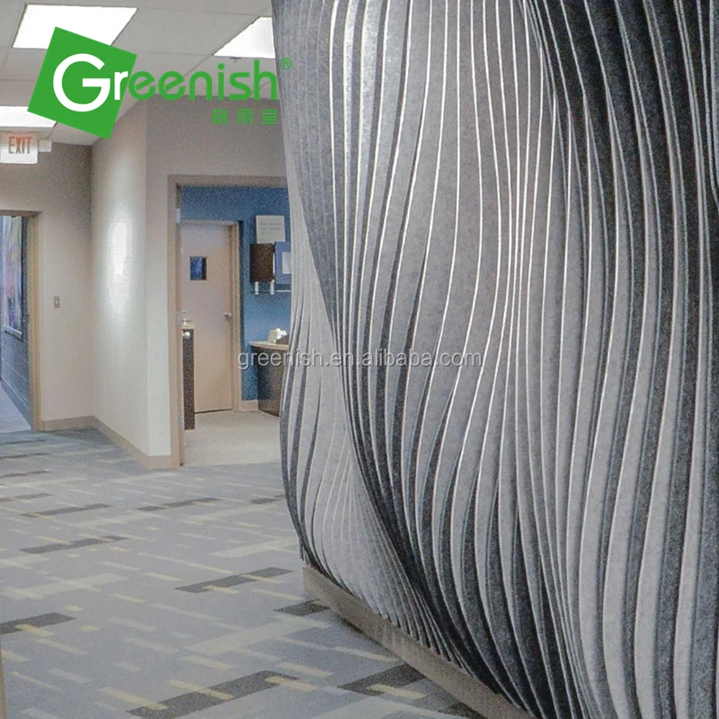 Beautiful popular soundproof 3d acoustic wall panel