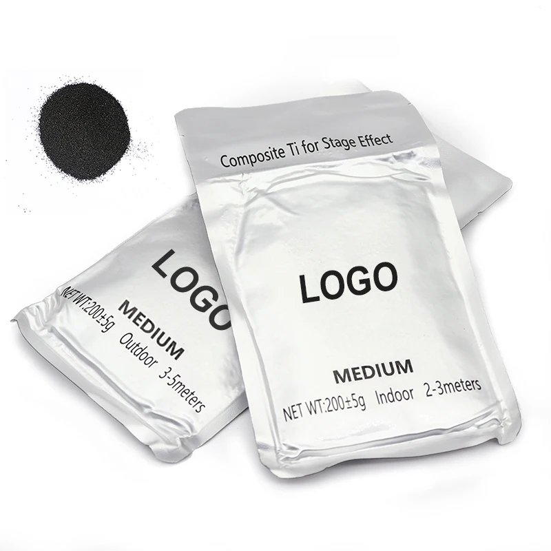 smokeless showven sparkular powder medium titanium powder 200g for fireworks cold spark machine ti powder