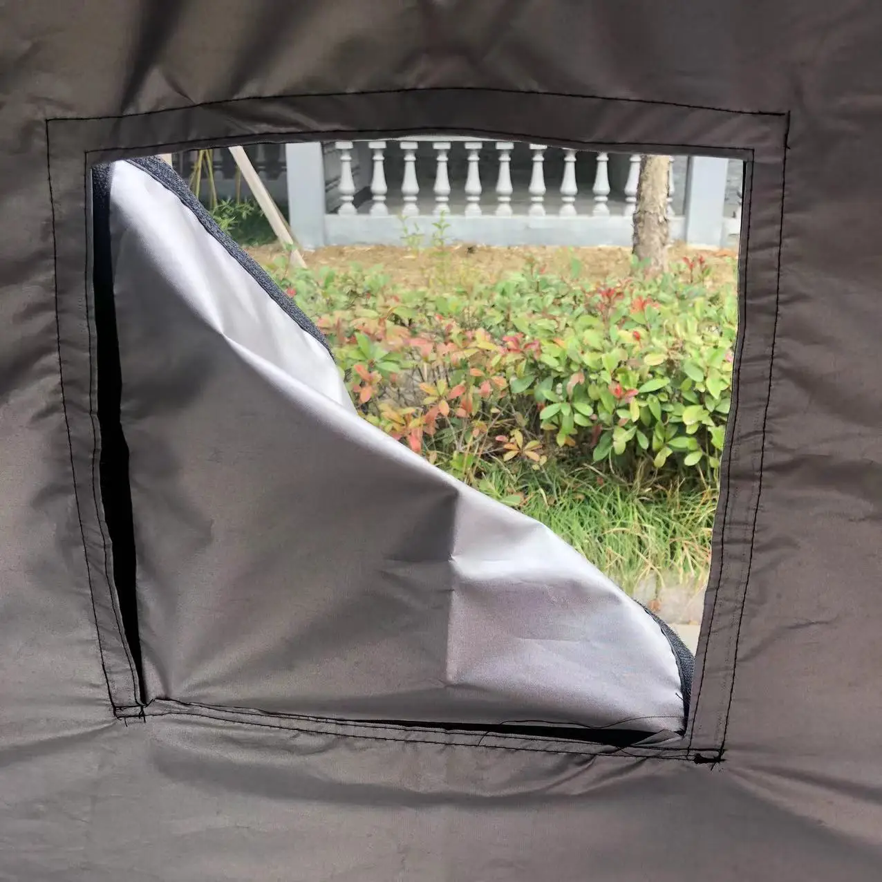 Waterproof 210D Silver Coating Cloth Portable Bicycle Tents Storage Outdoor Durable Mountain Bike Tent Heavy Duty