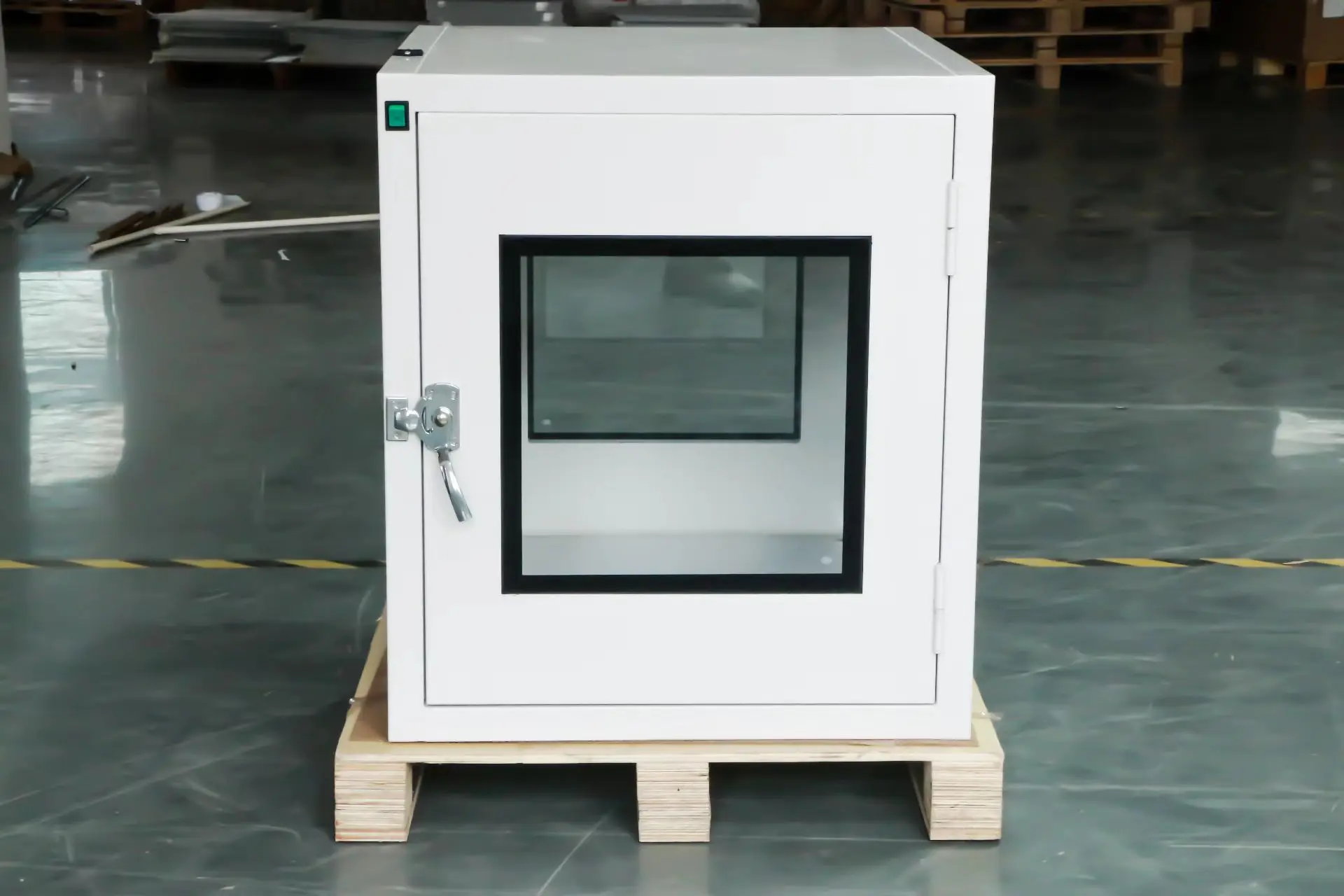 Biotechnology Lab ISO5 Cleanroom Dynamic Pass Box Through Clean Room Interlocking Cleanroom  Pass Box Clean