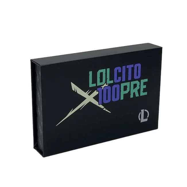 Customization Keyboard Magnetic Paper candle jar gift box packaging Closure Rigid Book Style Bag Wig Wine Box With Foam