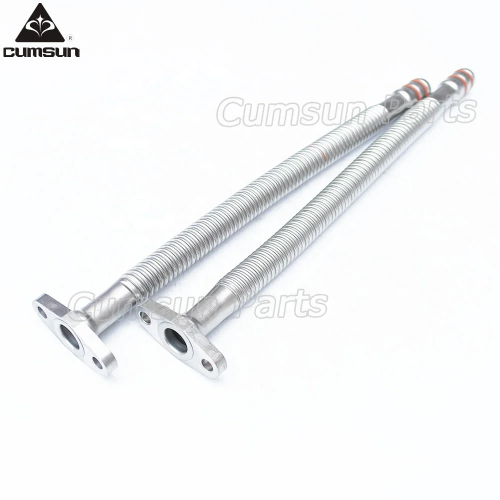4BT3.9 4BTA3.9 4BTAA3.9 diesel engine HX30W HX35W turbocharger oil drain tube pipe 3977610 3977614 for cummins tube pipe