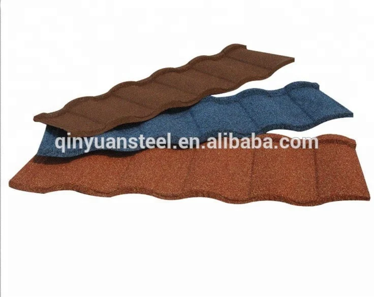 heavy per piece metal roofing good price fast delivery stone coated roofing tile Shandong factory clay roof tiles