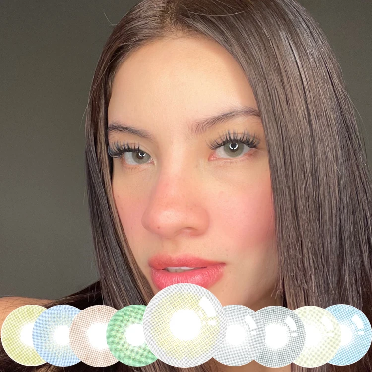 Готовые к отправке Meetone Luxcor Hidrocor самые натуральные глаза контактируют с дешевыми цветными контактными линзами для глаз