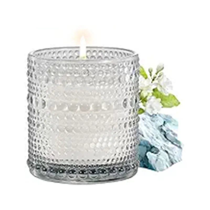 selected Nature soy wax  DIY customize  candle gift box  Polka Dots glass cup  scented candle luxury