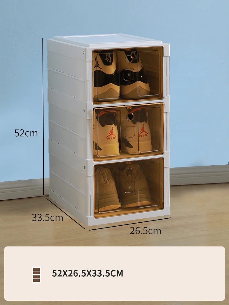 shoes box plastic storage transparent shoe box storage shoe rack cabinet