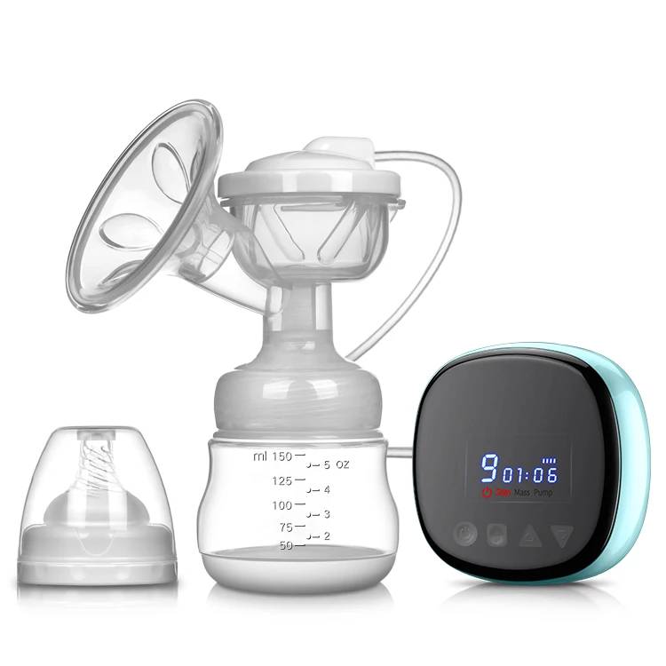 Portable 9 Levels All In One Breast Pump Boob Single Touch Electric Breast Pump With Low Noise