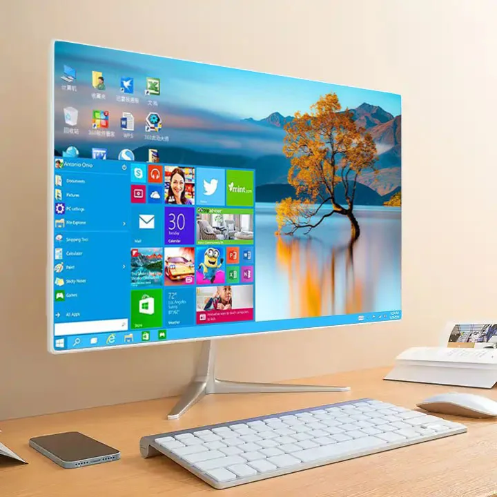 Core PC Completo AIO Complet Full Set Setup i3 i5 i7 i9 Computer Gamers Gaming PC Desktop