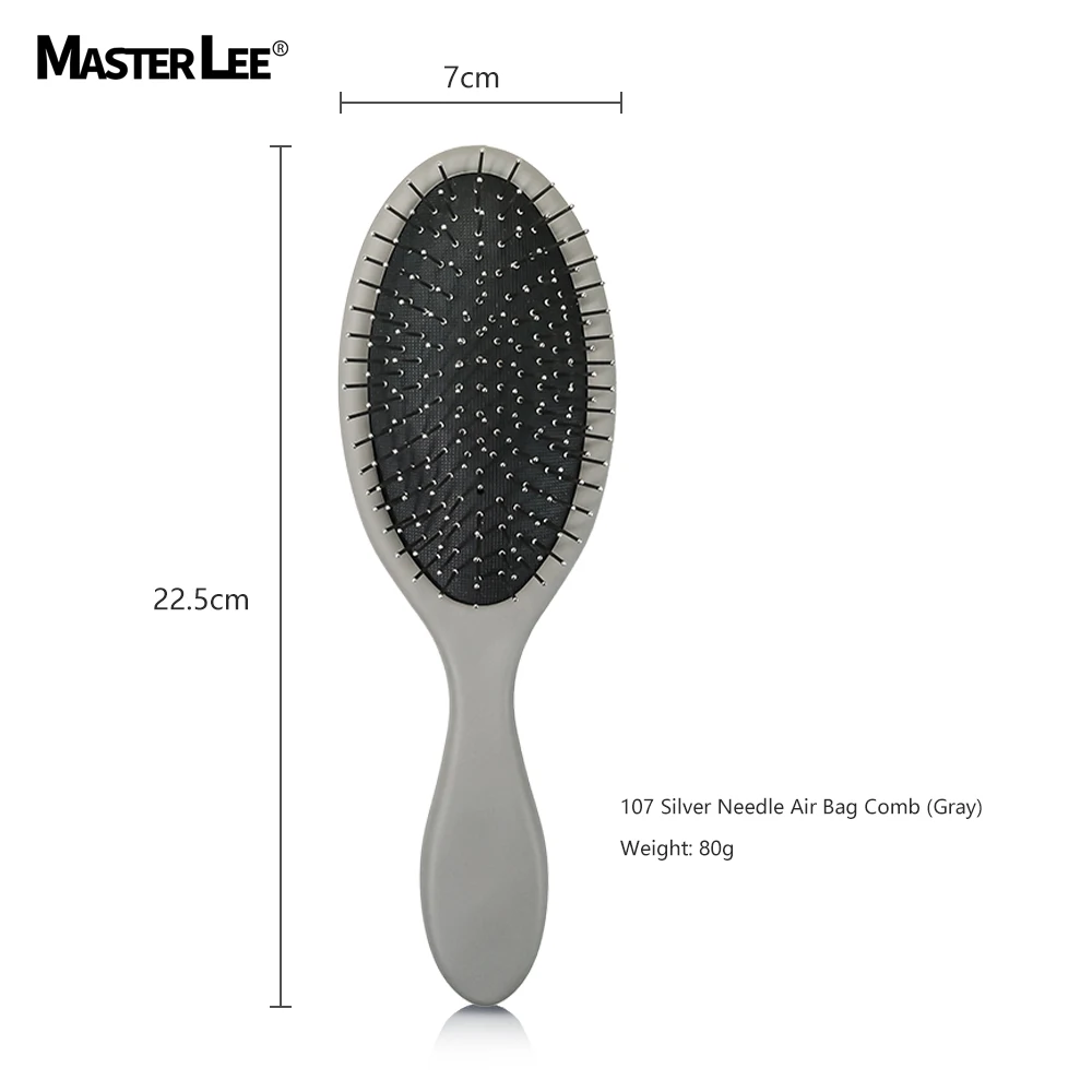 Bristle Anti Frizz Hair Styling Brush Smoothing Brush Comb for Curly Thick Hair Hair Brush Stainless Steel for Women and Men