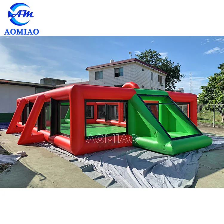 
Hot Sale Inflatable Soap Football / Soccer Field Giant football pitch 