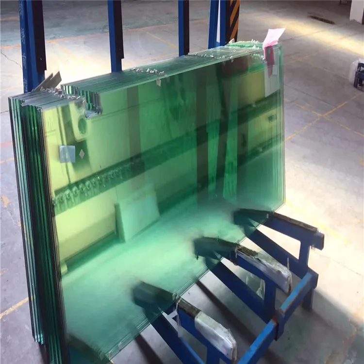 12.76mm Clear Colorful PVB Film Building Tempered Laminated Glass Pool Fence for Project