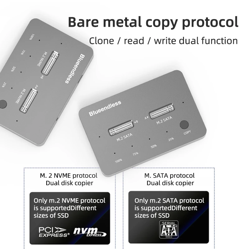  Популярный M ключ M.2 Sata Ssd адаптер офлайн клон и Pm Двойная модель двойной протокол слот