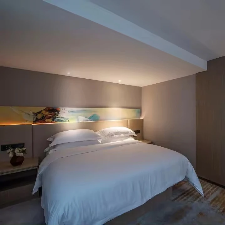 home furniture hotel hybrid pocket spring mattress hotel room furniture set Hotel bedroom furniture suit