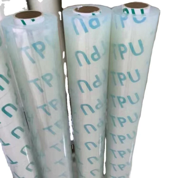 Environmental protection thermoplastic polyurethane transparent TPU film high-grade 80A 85A 90A 95A transparent TPU film