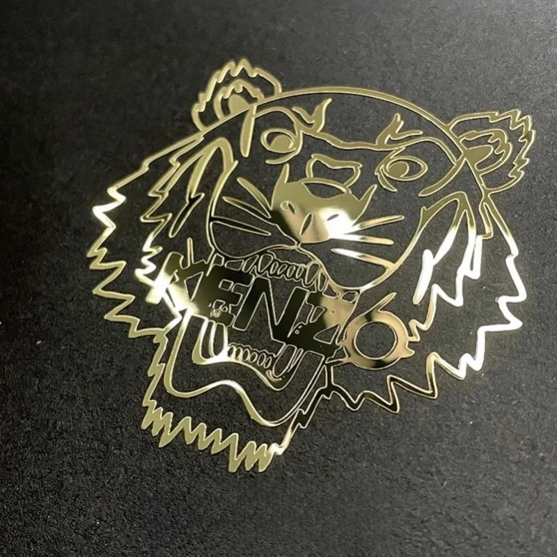 Custom Brand Transfer Sticker UV Logo Metal Transfer Sticker Logo Adhesive Waterproof Transfer Sticker