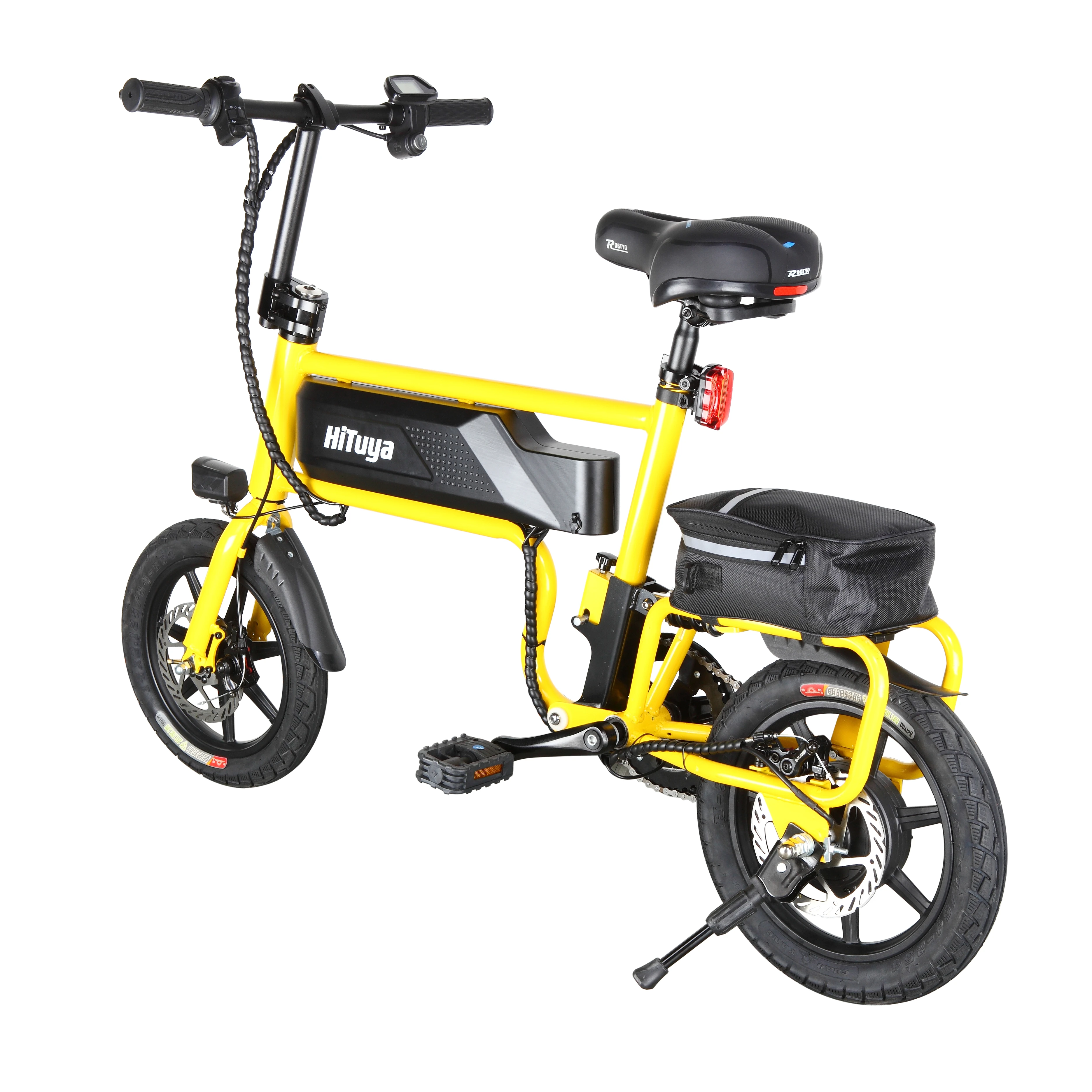 Cheap OEM  Full Suspension Foldable Off Road Retro Fat Tire Tyre 350W E-Bikes Electric Bicycle E Bike