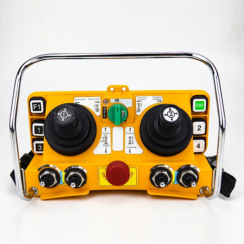 Industrial radio joystick remote control F24-60 for tower crane hoist crane remote control transmitter and receiver