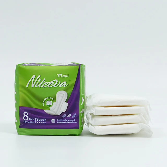 Macro Care Wholesale Manufacturing Negative Ion Feminine Cotton Negative Ion Sanitary Pad