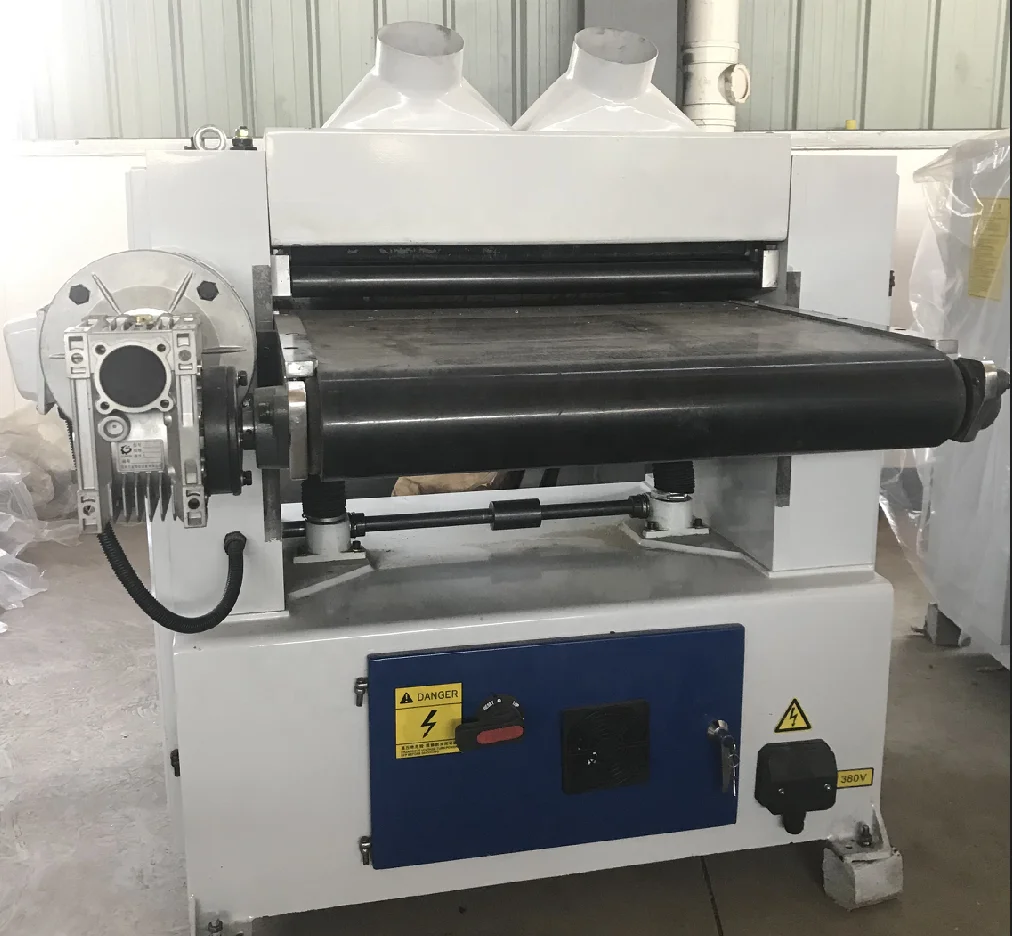 Woodworking automatic belt feeding heavy duty thickness planer