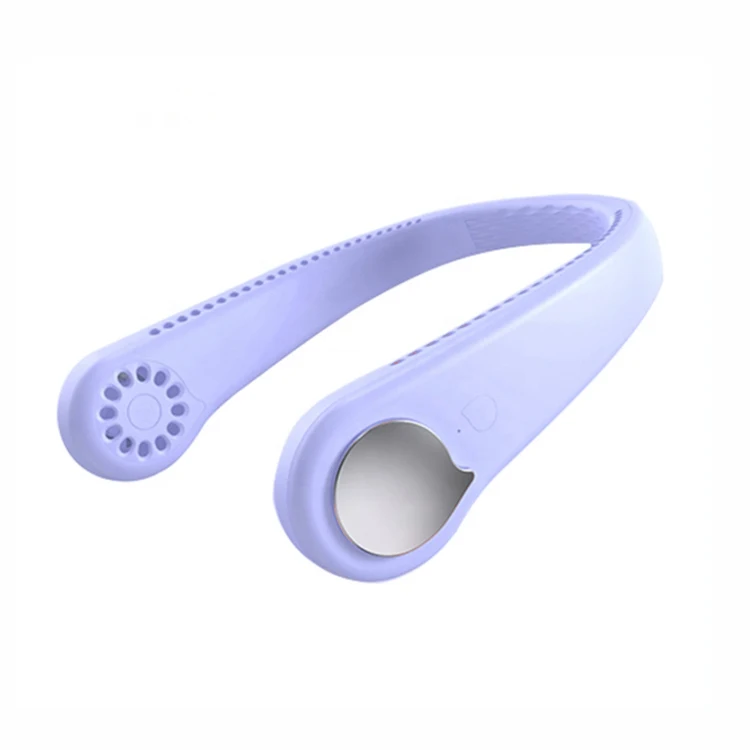 
2021 Factory Price mini portable custom bladeless neck fan mist 
