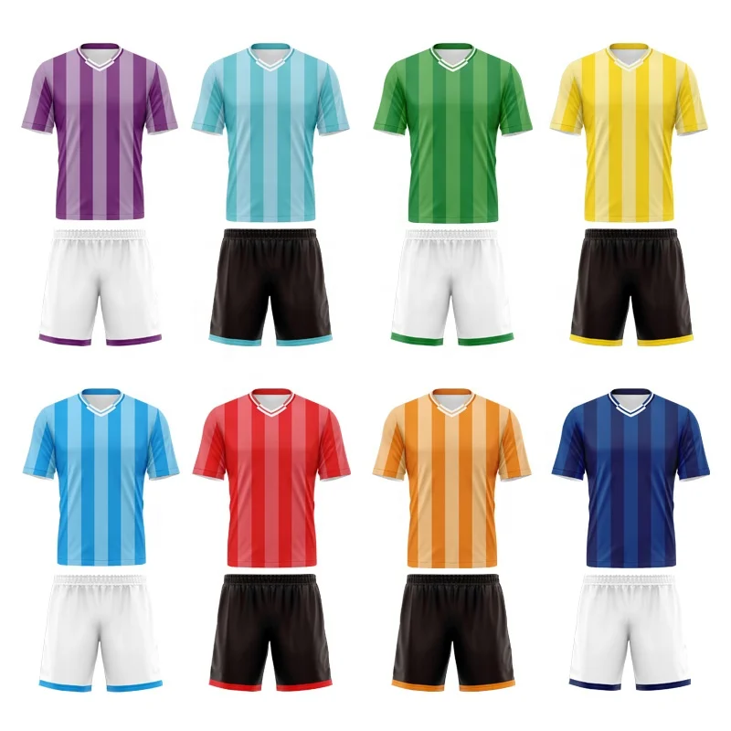 Custom Blank American Football Jerseys Wholesale Printed Logo Youth Soccer Jersey Short Sleeve Set Mens Football Uniform WO-X308