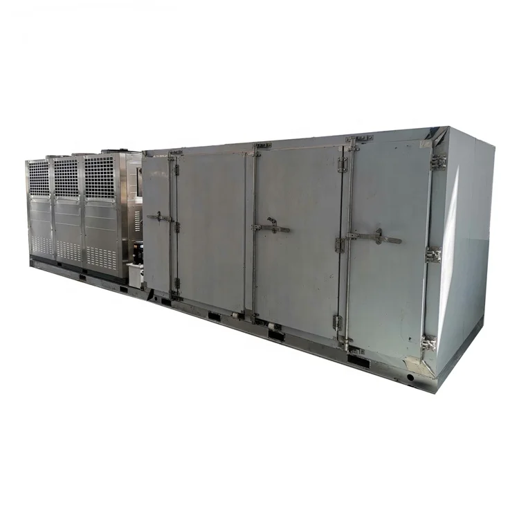 Быстрая морозильная камера для рыбы с холодильной системой