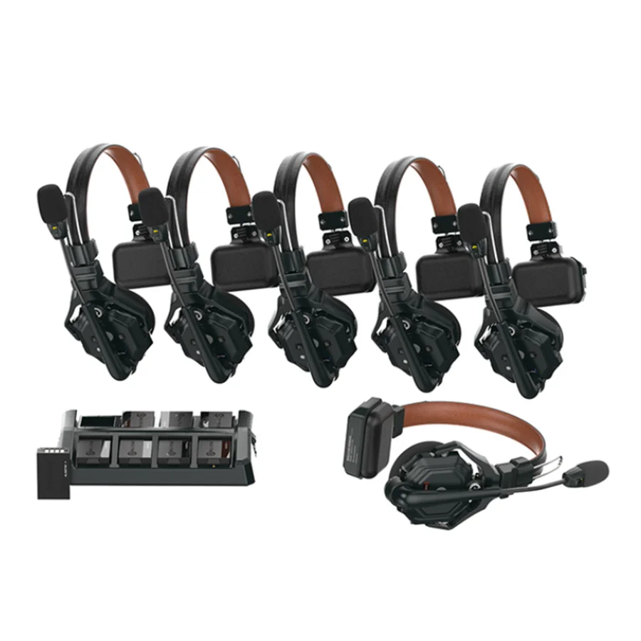 Hollyland Solidcom C1 Pro ENC Noise Cancellation Full Duplex Wireless Intercom For 6 persons Team Communication