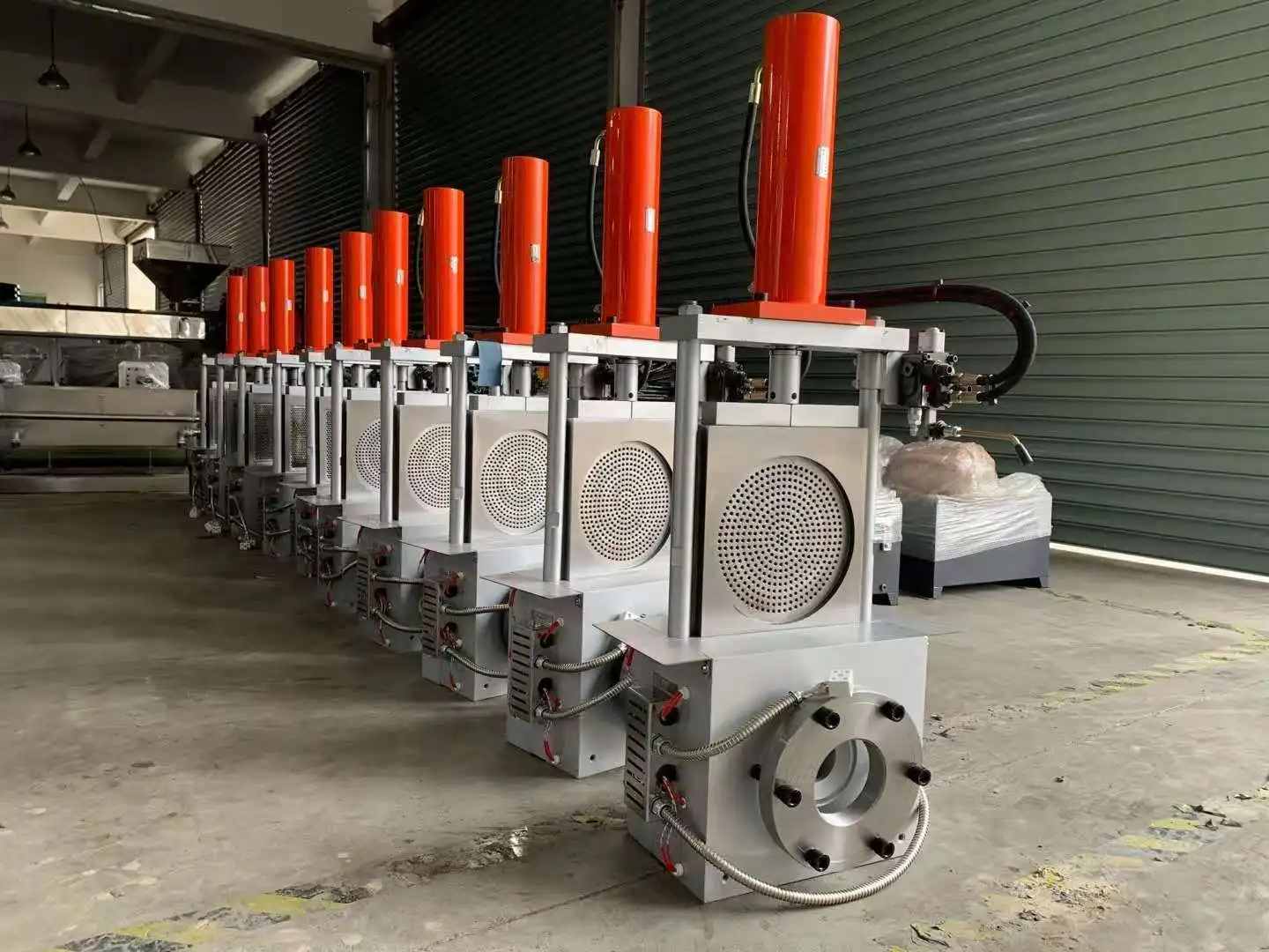 Automatic Electric Hydraulic Screen Changer Filter of Plastic Granulator Pelletizer Accessories