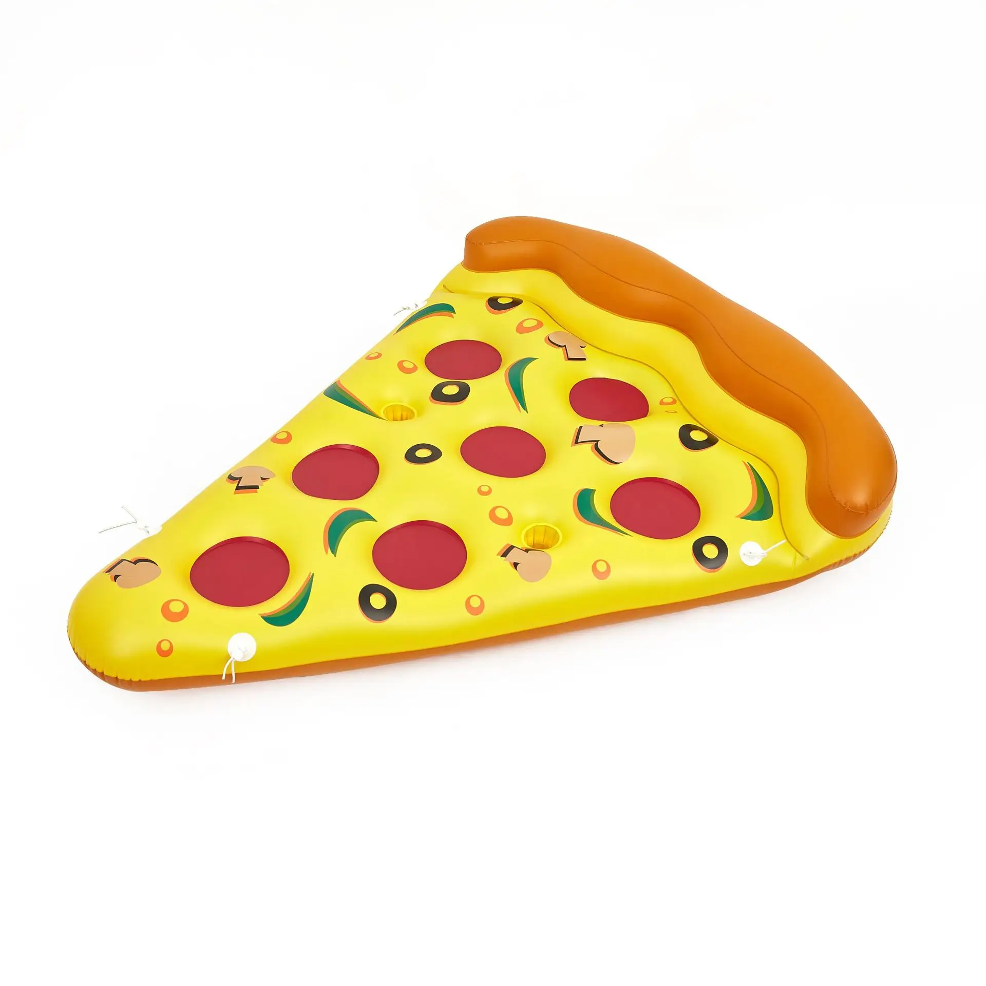 Inflatable blow up Pizza Slice pool Float Raft PVC water floating bed mat swimming mattress