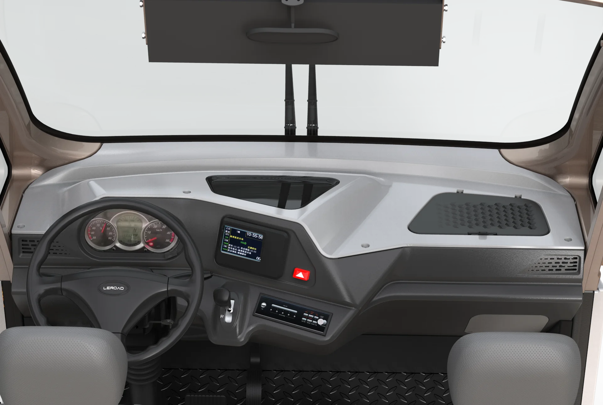 LEROAD NEW ARRIVAL L14 White Sightseeing Bus Good Quality Hot Sale Durable L14 Electric Shuttle Bus