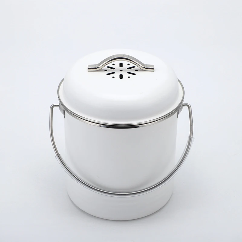 Indoor Home Waste Recycle Bin Customized Stainless Steel Kitchen Compostable Worm Farm Compost Bin