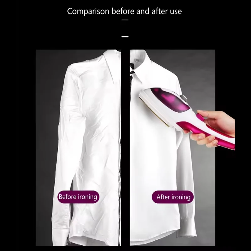 800W Portable Travel Handheld Steam Power Brush Quick Heating Iron Machine Electric Clothes garment Steamer Iron