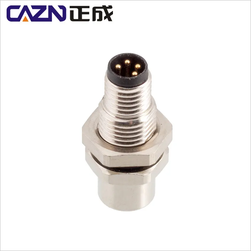 Water Resistant IP67 M8 3 4 5 Contacts A B-code I-type Adapter PS Type M8 Metal Screw Socket Miniature Connectors
