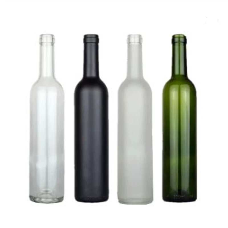 factory good price 50/100/500/700/750ml Hot sale Frosted glass Empty bottle for Absolute vodka Whiskey