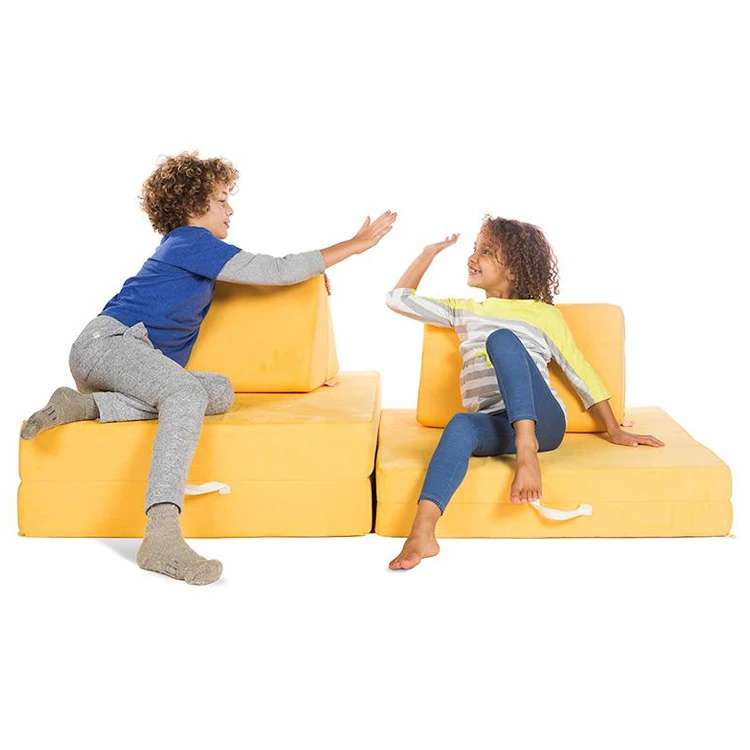 Active Play Toddler Foam Couch,Easy Scrub Playcouch,Safe Foam Play Sofa
