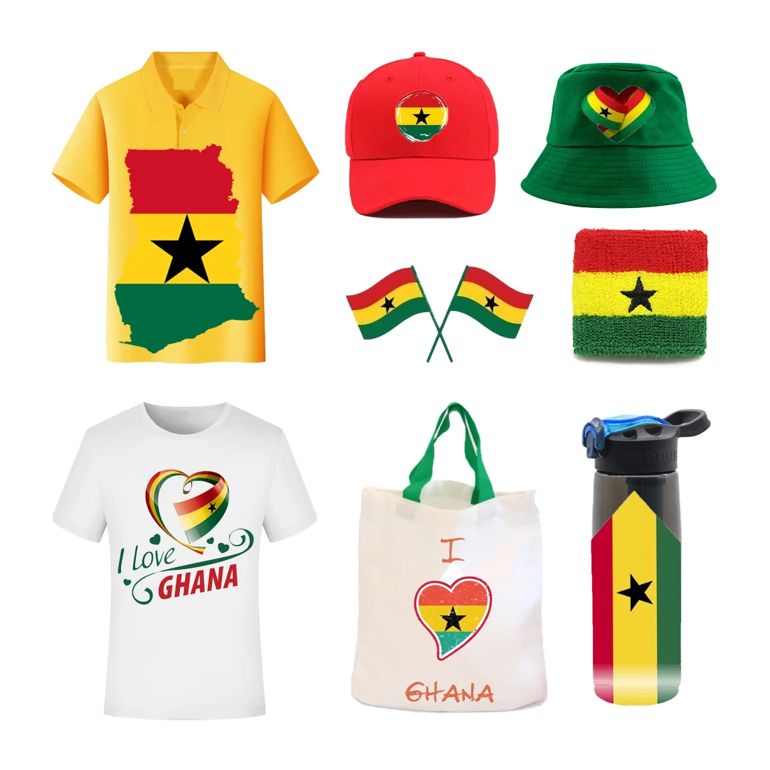 Wholesales 100% white polyester 120gsm promotional polo shirts Ghana election t shirt men election presidentielle T Shirts