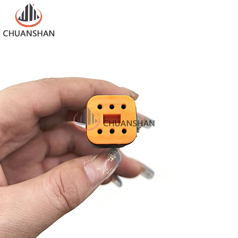 Deutsch DT06-6S and DT04-6P 6Pin Engine/Gearbox waterproof electrical connector with cable for car bus motor truck