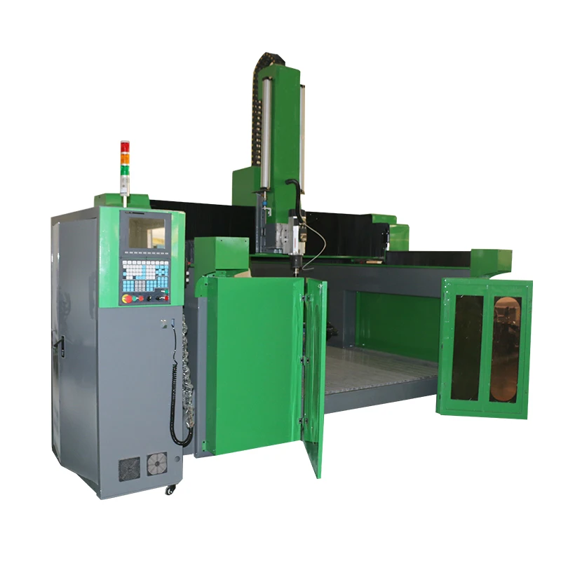 hot sale 3d cnc router 1325 4 axis cnc router cnc machine for foam boat face body model foam Cutting Milling Carving Machine