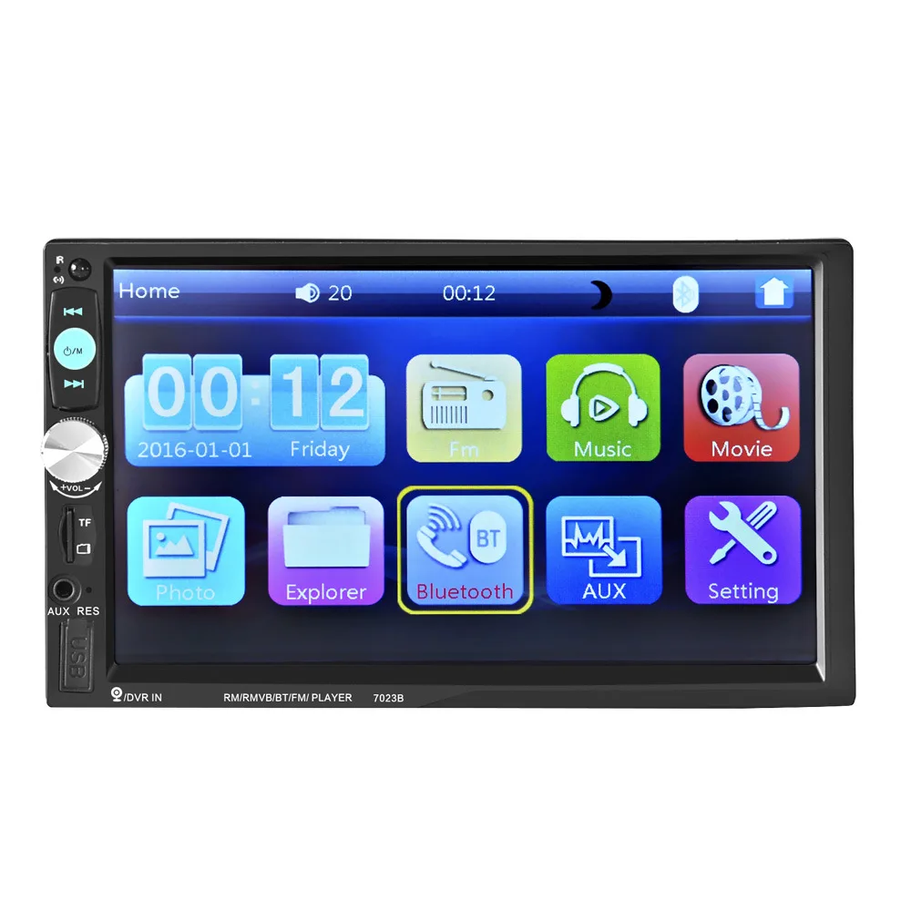 Android Interconnect HD 7-inch Car MP4 Card Locomotive Car MP5 Player Reversing Priority Car Player