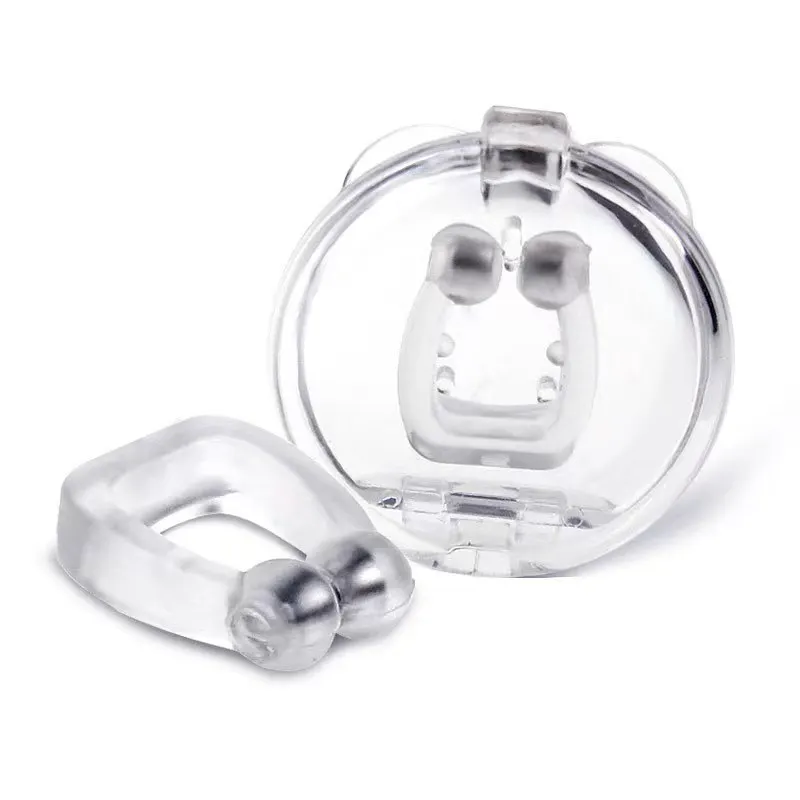 Reuse high quality silicone nose clips for better sleep and anti-snoring nose clips